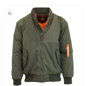 Alpha Industries Men's Green Bomber Jacket